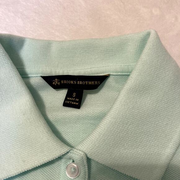 Brooks Brothers Women Sz S Teal Performance Polo Shirt - Picture 2 of 8
